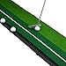 Indoor Golf Putting Practice Mat,Balight Putting Green Portable Outdoor Golf Auto Ball Return Function,1 Putter Putting Trainer Mat Dual-Track ProEdge - Extra Long 10.5 Feet Mat -2 Holes,5 Bonus Balls