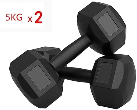 Mancuernas Fitness y ejercicio Mancuernas 5/6/10 kg Pesas Mujer ...