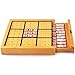 Wooden Sudoku Board Game - with Book of 100 Sudoku Puzzles - Math Brain Teaser Desktop Toys