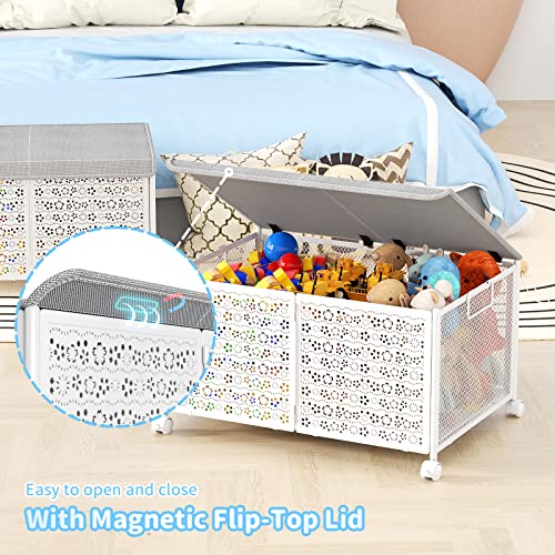 PHINOX Toy Box Storage, Toy Chest Toy Organizers and Storage Bins