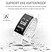 Sports Fitness Tracker ZIMINGU S2 Waterproof Smart Bracelet with Heart Rate Monitor Pedometer Call Reminder OLED Touch Screen Bluetooth Wristband with Calories Tracker(White)