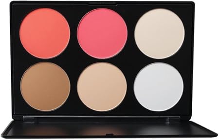 Amazon メイクアップエーシーシー Makeupacc プロ仕様6色コンシーラーパレット チークカラー 専門化粧師の推薦 パウダーファンデーション ステレオの化粧 ヌードメイク必要 チークメイク 並行輸入品 Makeupacc チーク 通販