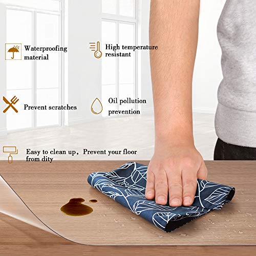 Komene Office Chair Mat Make The Best Protection for Hardwood Floor