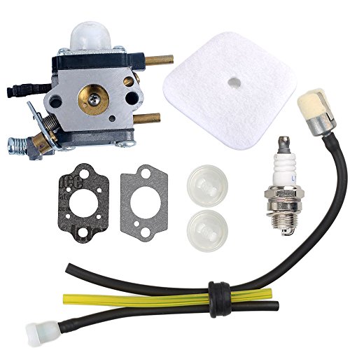 Anzac C1U-K54A Carburetor with Repower Kit for 2-Cycle Mantis 7222 7222E 7222M 7225 7230 7234 7240 7920 7924 Tiller Cultivator