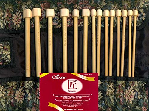 Clover Takumi Tapestry 13-Inch - 14-Inch Single Point Gift Set, 7 Needles Per Set