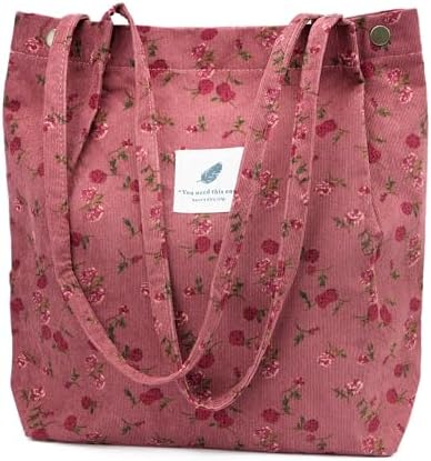 Amazon.com: Corduroy Tote Bag Cute Tote Bags for Women Shoulder