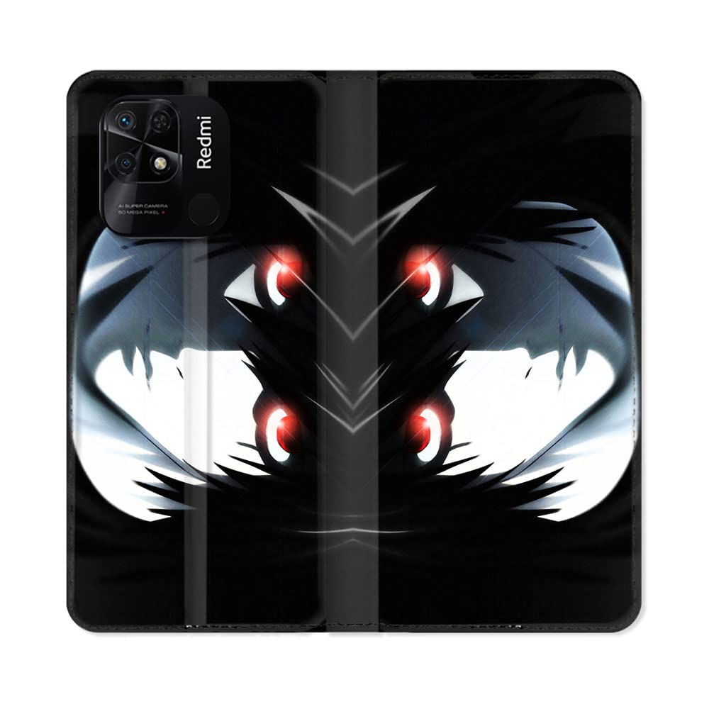 Leather Wallet Case for Xiaomi Redmi 10C Manga Death Note L