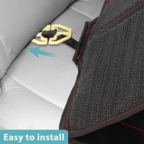 Car Seat Protector with Thickest Padding (2 Packs), Auto Seat