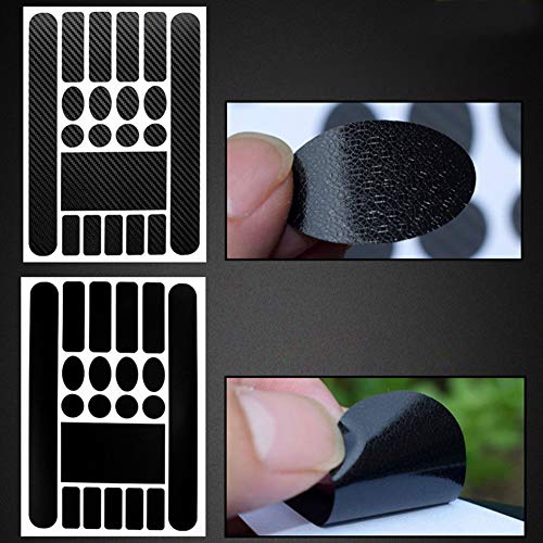 INLAR Bicycle Sticker 20 in 1 Paster Chain Road Mountain Bike DIY Removable Universal Self Adhesive Part Decal Guard Cover Frame Protector Scratch Resistant