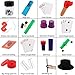 Top Hat Magic Set Collection Show - Magic Kit with Plastic Magician Hat, Easy Tricks for Kids - Ideal Children Age 6 Years and Up Girls Boys Adults - Illusion Magic Tricks Box Set Wand Cards Finger