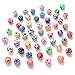 Bingcute 100-Piece BSI Colorful Fimo Polymer Clay Round Beads Various Size 6mm to 12mm (6mm)