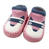 Voberry Kids Baby Cartoon Floor Socks Anti-Slip Slippers Shoes Boots