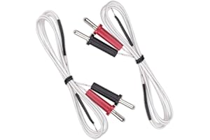 ZORZA 2Pcs K-Type Temp Sensor K Thermocouple Sensors Mini Connector Temperature Sensors Measuring Range -50°C to 350°C, Perfect for Multimeters and Temperature Meters