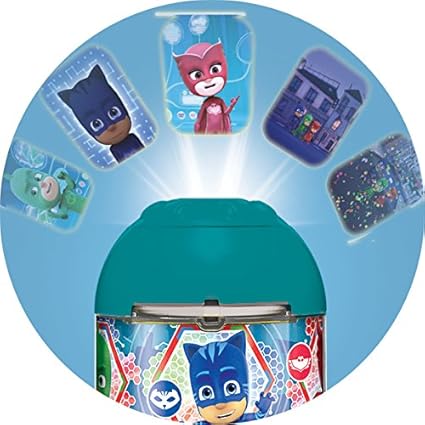 PJ Masks - Proyector de luz, acrílico, color turquesa: Amazon.es ...