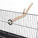 GNB PET 2pcs Bird Perch, Natural Y Shape Wooden Branch for Cage, Bird Parrot Natural Wood Fork Stand Perch Toy Birdcage Stands Pet Bird Toys, 11 Inches