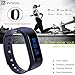 InnKoo Waterproof Fitness Tracker Watch, U1 Activity Tracker Pedometer Watch Steps Calories Counter Smart Bracelet Wristband Sports Band Sleep Tracker, for Women Men Kids Seniors (Black)