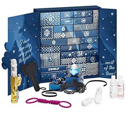 Erotischer Adventskalender Dez 2018 für Erwachsene Paare mit 24 erotischen hochwertigen Geschenken für SIE und IHN Erotik Wei