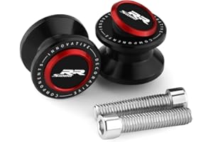 Mokiton Motorcycle M8 Swingarm Spools Slider Compatible With BMW S1000RR 2009-2020 2021 2022 2023 2024 2025 | Swing Arm Stand Screws Bobbins S 1000RR 1000 RR S1KRR Accessories (black-1)