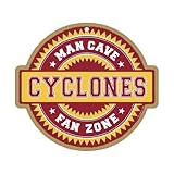 NCAA Man Cave Fan Zone Wood Sign