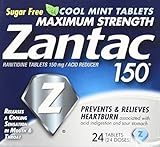 Zantac  150 Tablets Cool Mint, 24 Count Package