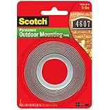 Scotch Exterior Mounting Tape, 1-Inch by 60-Inch