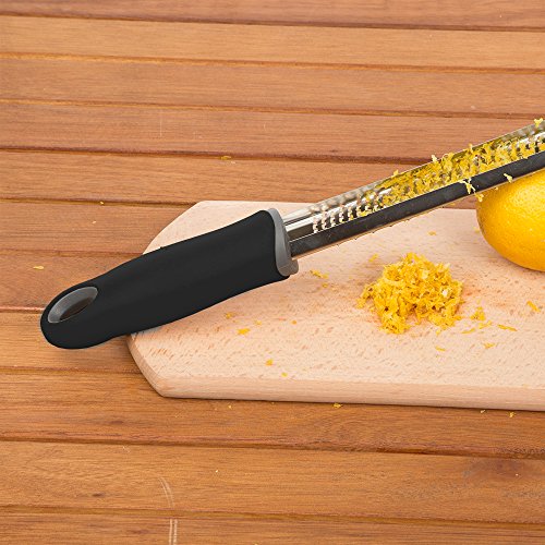 image for SqueeZard Lemon Zester Grater-Professio Stainless Steel Blade for Citr