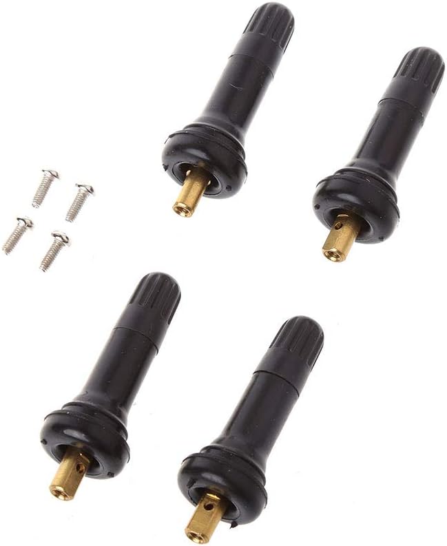 FXCO Rubber Valve Cuff Tyre Sensor Service Kit TPMS For GM Buick Ford Encore Cadillac Pack of 4