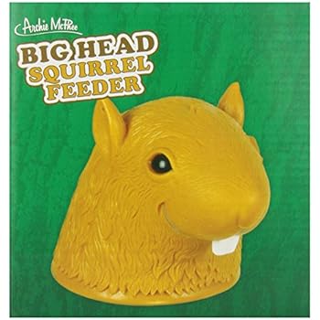 Amazon Com Accoutrements Big Head Squirrel Feeder Toys Games