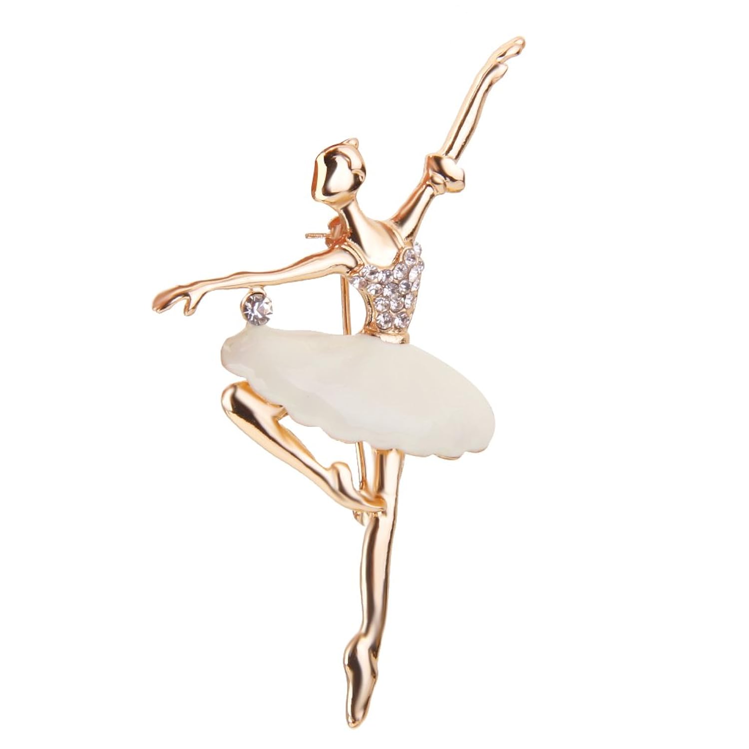 Broche Pin de Aleación Chica de Ballet Joyería Regalo para Mujer Novio