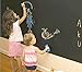 WZYuan Black Chalkboard Sticker, Self-Adhesive Wall Sticker Sticky Back Chalkboard Sticker for Home or Office - 17.7 by 78.7 inches