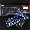 CiT Avenger Gaming Keyboard and Mouse, 3 Colour Mode, LED Backlight, Gaming Keys, Multimedia Functions, USB, For Rapid…