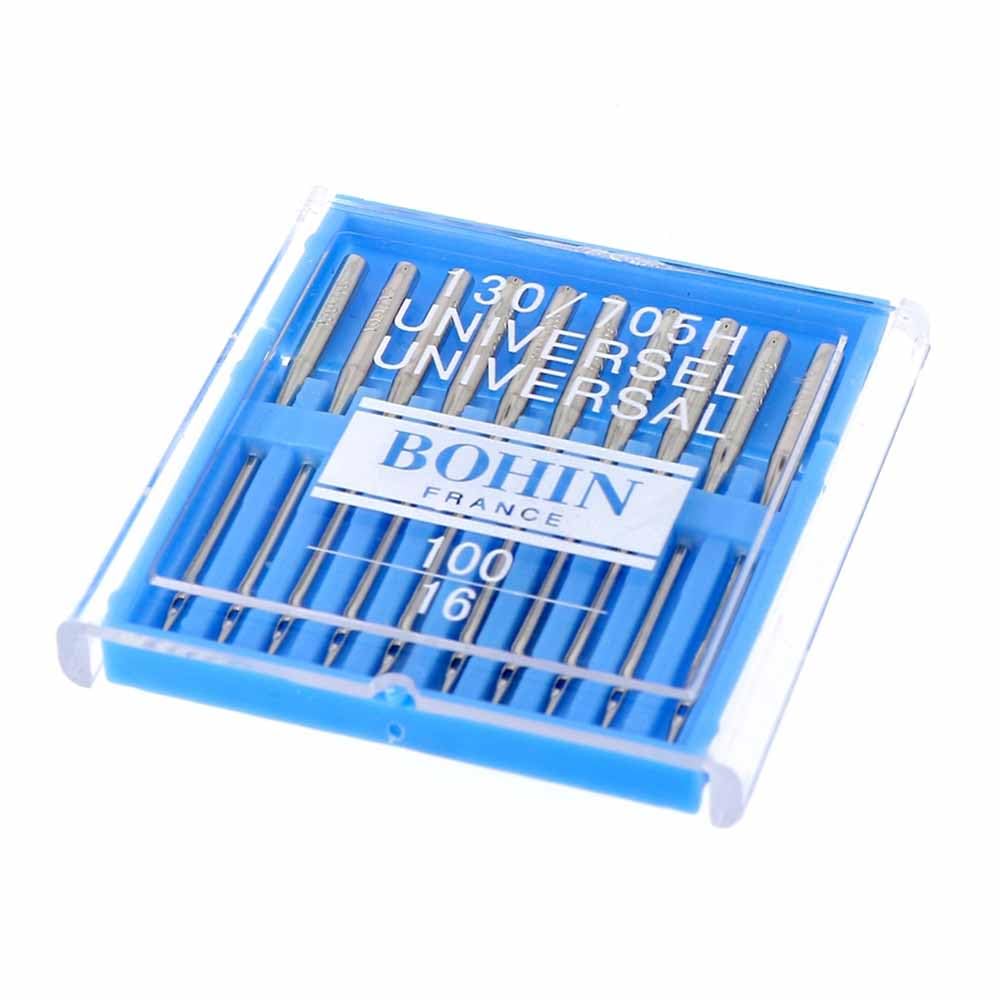 Bohin - Bohin (100-16) Universal Machine Needles - 10 Needles, Silver