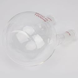 stonylab Flat Bottom Flask FBF, Heavy Wall 2-Neck
