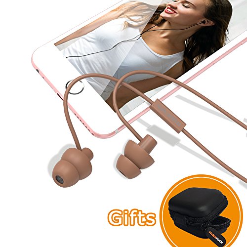 MAXROCK Sleeping Headphones, inEar Soundproof Earplug Soft Earbuds