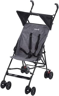 Safety 1st Peps Buggy mit Sonnenverdeck, wendiger Kinderwagen nutzbar ab 6 Monate bis max. 15 kg, kompakt zusammenfaltbar, mit Feststellbremse und 5-Punkt-Gurt, wiegt nur 4,5 kg, black chic