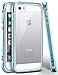 iPhone SE Case, Ansiwee Reinforced PC Frame & Highly Durable Crystal Slim Shock-Absorption Flexible Soft Rubber TPU Bumper Hybrid Protective Case for Apple iPhone SE/iPhone 5s & 5 (Green)