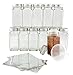 One Dozen 4-Ounce Glass Spice Jars with Shaker/Lift & Pour Inserts & Silver Labels & Silver Metal Lids (12-Pack); Square Bottles Perfect for Any Spice Rack