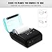 EARME Receipt Thermal Printer,Portable Personal Bill Printer Wireless Bluetooth 58mm 4.0 Android 4.0 POS Compatible with iOS SPP Agreement or IR, IRCOMM Agreement