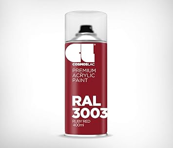 Klarlack Auto Ral 7016 Spraydose Rubinrot RAL 3003 Glänzend 400ml 3 Spray Lackspray Autolack &Haltegriff Sprühfarbe Schwarz Spraydosen Grau