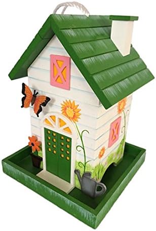 GARDEN BAZAARHB-6008 Butterfly Bird Feeder - Multi-Colour