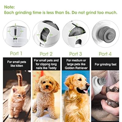 Omorc Lime Dongles Chien Chat Broyeur à Ongle Electrique