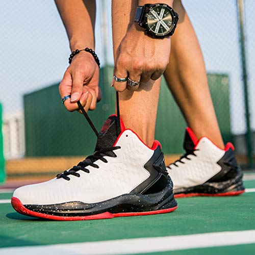 Beita High Upper Basketball Shoes Sneakers Men Breathable Sports Shoes Anti Slip White