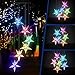 Slopehill Solar Wind Chime Changing Colors Waterproof Six Star Solar Powered LED Hanging Lamp for Outdoor Garden Party Decoration1