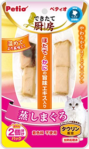 ペティオ (Petio) 猫用おやつ できたて厨房 キャット 蒸しまぐろ 26g商品画像