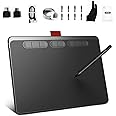 Acepen Graphics Drawing Tablet with Battery-Free Stylus, 9x5 Inches Area with 8192 Level Pen, Support Mac OSX, Windows and An