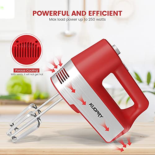 Kuopry Hand Mixer Electric, 5Speed Handheld Mixer with Turbo and Eject