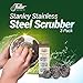 Fuller Brush Stainless Steel Scrubbing Sponges – 1-Pack (1 Set of 3 = 3 Pieces ) – Heavy Duty Kitchen Scour Sponges for Dishes, Pots & Pans