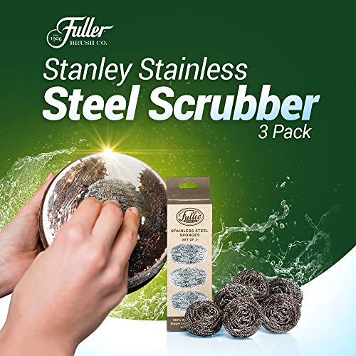 Fuller Brush Heavy Duty Stainless Steel Scrubbing Scour Sponges