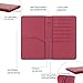 Travel Design all in one Travel Wallet - 2 Passport Holder Organizer - Gift box (Marsala)