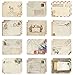Set of 12 Vintage Mini / Small European Style Airmail Envelope for Greeting Cards